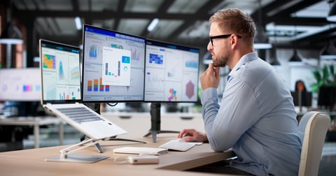 Business analytics and metrics dashboard